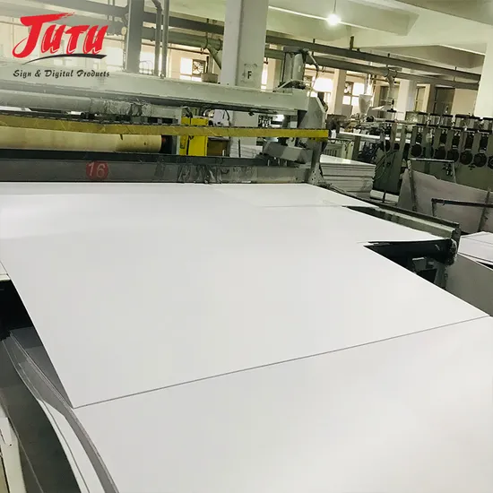 Feuille de plastique Jutu de haute qualité sans PVC avec une haute résistance aux chocs